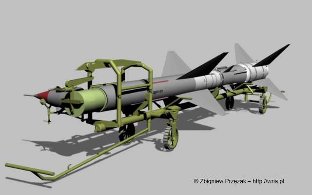 TST-115Je - wzek montaowy z rakiet W-755 w fazie zbrojenia adunkiem bojowym.