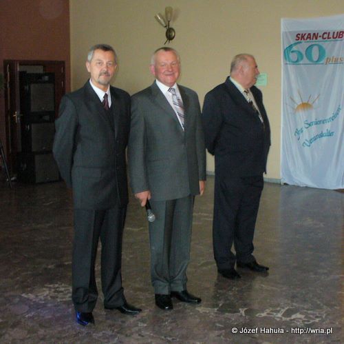 Organizatorzy spotkania: ppk rez. Grzegorz Walczak, ppk rez. Stefan Dymaski i mjr rez. Wadysaw Woniak