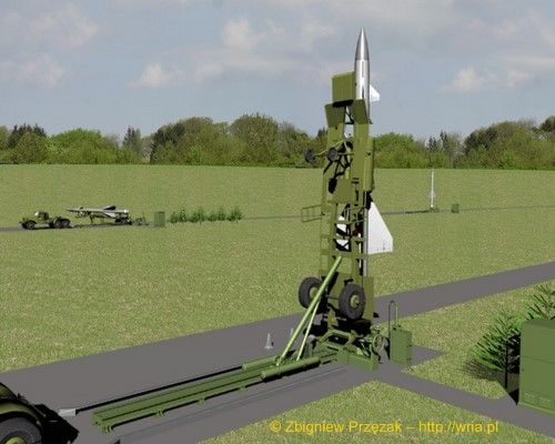 Zaadunek rakiety W-300 PZR S-25 na st startowy (etap III)