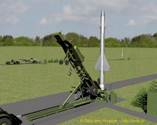 Zaadunek rakiety W-300 PZR S-25 na st startowy (etap IV)