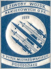 Emblemat II Zawodw WR OPK -1973.